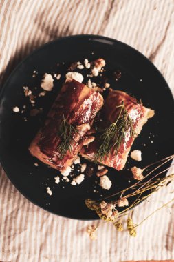 Lezzetli doğal estetik fırınlanmış ekmek