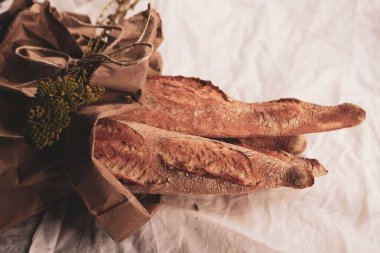 Lezzetli doğal estetik fırınlanmış ekmek