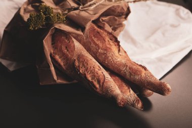 Lezzetli doğal estetik fırınlanmış ekmek