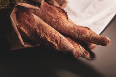 Lezzetli doğal estetik fırınlanmış ekmek