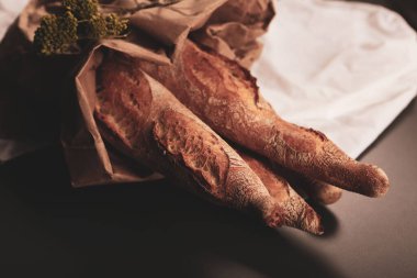 Lezzetli doğal estetik fırınlanmış ekmek