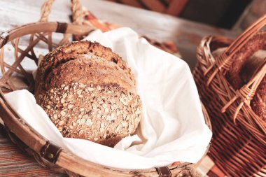 Lezzetli doğal estetik fırınlanmış ekmek