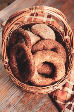 Lezzetli doğal estetik fırınlanmış ekmek