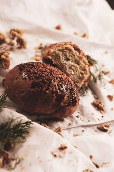 Lezzetli doğal estetik fırınlanmış ekmek