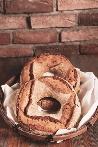 Delicious Natural Aesthetic Baked Bread — Stock Photo, Image