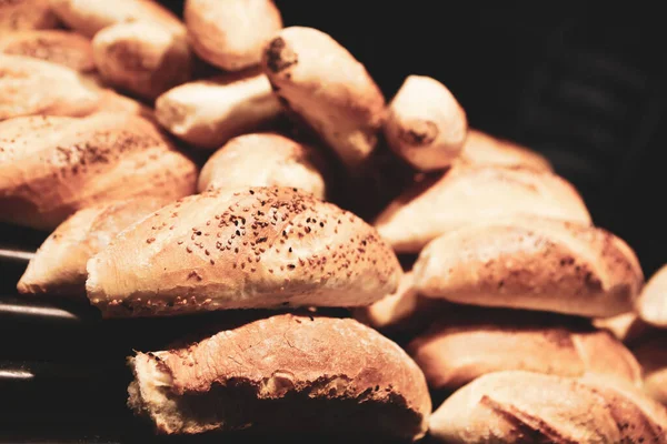Lahodný Přírodní Estetický Pečený Chléb — Stock fotografie