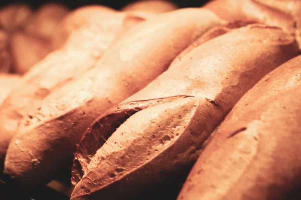 Delicioso Pão Assado Estético Natural — Fotografia de Stock