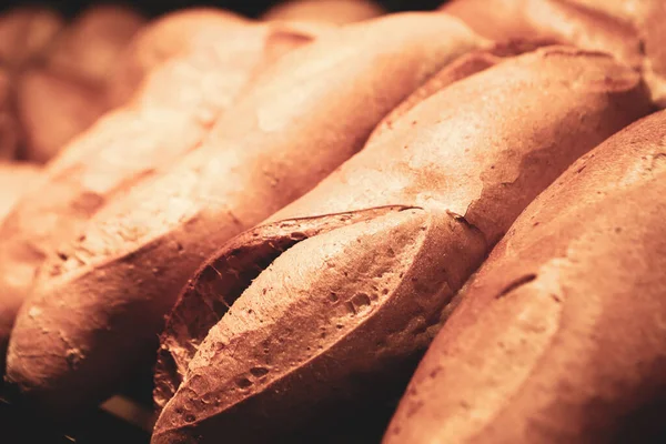 Delikat Naturligt Estetiskt Bakat Bröd — Stockfoto