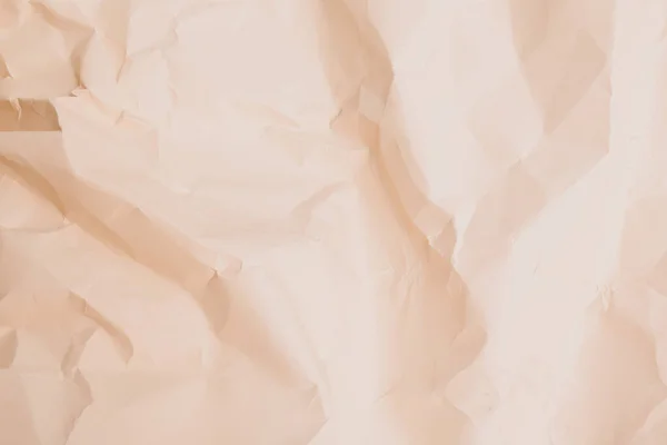Orange Creased Crumpled Paper Background Grunge Texture Backdrop — Stock Photo, Image