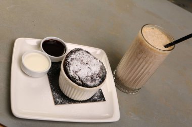 dondurma çikolatalı sufle