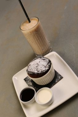 dondurma çikolatalı sufle