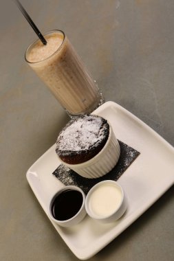 dondurma çikolatalı sufle