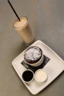 dondurma çikolatalı sufle