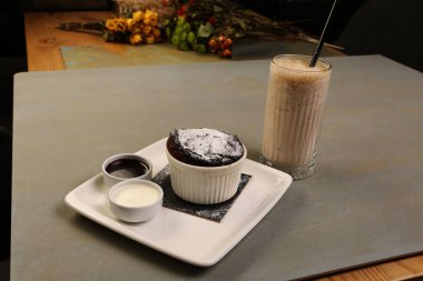 dondurma çikolatalı sufle