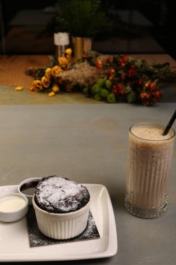 dondurma çikolatalı sufle