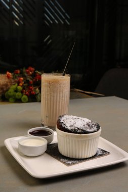 dondurma çikolatalı sufle