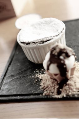 dondurma çikolatalı sufle