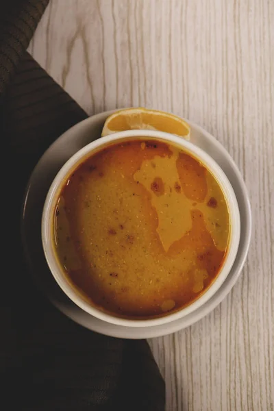 Supă Delicioasă Supă Legume Castron — Fotografie, imagine de stoc