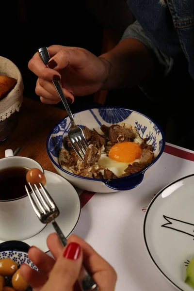 Pequeno Almoço Turco Rico Delicioso — Fotografia de Stock