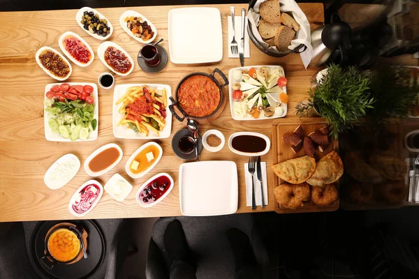 Stock image Rich and delicious Turkish breakfast