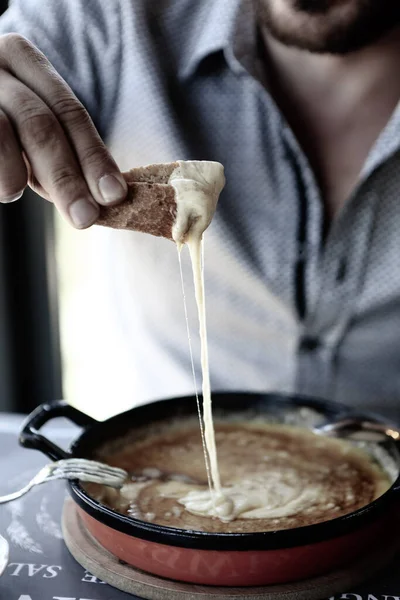 Rich Delicious Turkish Breakfast — Stock Photo, Image