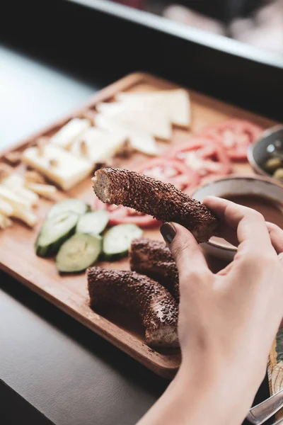 Rich Delicious Turkish Breakfast — Stock Photo, Image