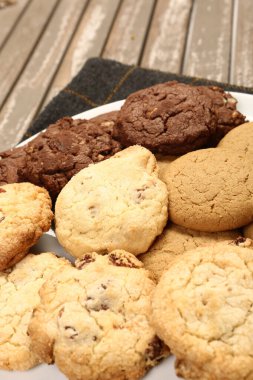 Koyu çikolata parçaları ile tanımlama