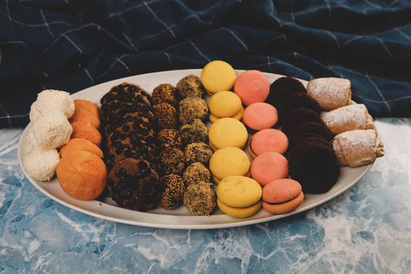 Cookies Med Mörk Choklad Chips — Stockfoto