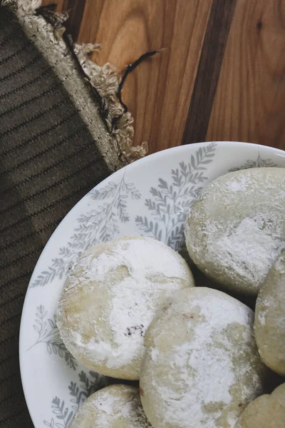 Galletas Con Chispas Chocolate Negro —  Fotos de Stock