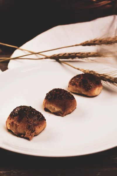 Galletas Con Chispas Chocolate Negro —  Fotos de Stock