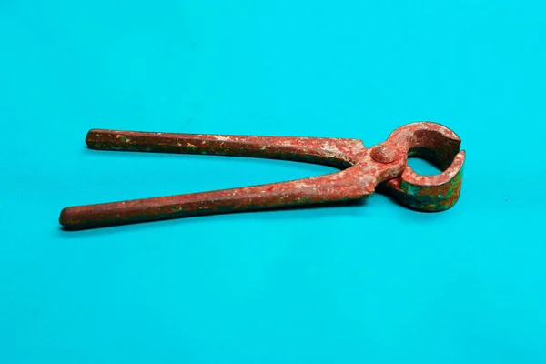 Old Well Used Pair Rusty Nippers — Fotografia de Stock