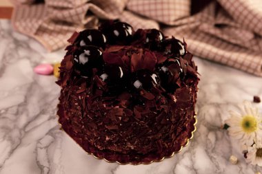 Masada lezzetli bir pasta var.