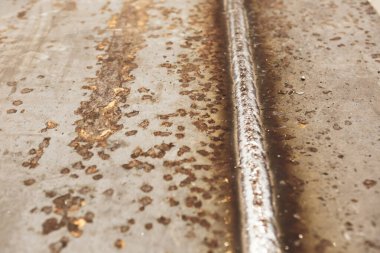 Paslı metal dokusu, eski grunge arkaplan