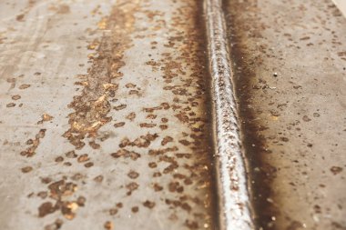 Paslı metal dokusu, eski grunge arkaplan