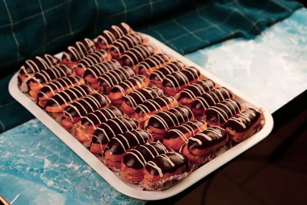 Board Delicious Cake Table — Stock Photo, Image