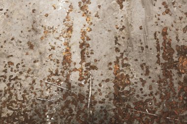 Paslı metal dokusu, eski grunge arkaplan