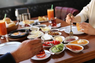 zengin ve leziz Türk Kahvaltı