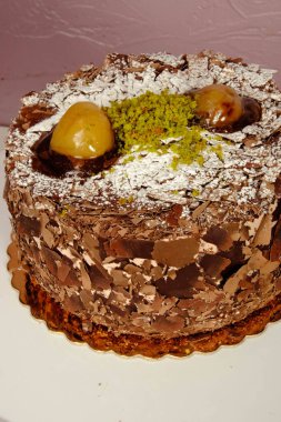 Masada lezzetli bir pasta var.