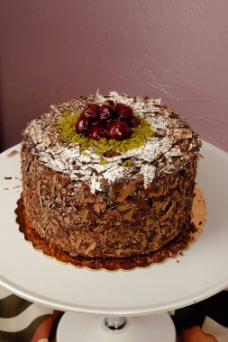 Masada lezzetli bir pasta var.