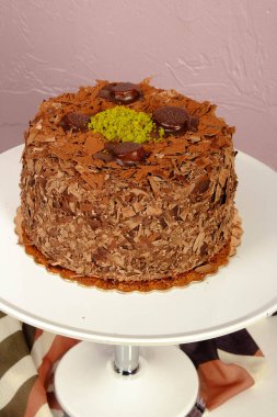 Masada lezzetli bir pasta var.