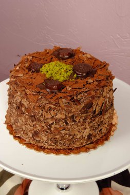 Masada lezzetli bir pasta var.