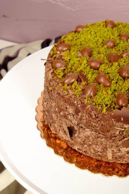 Masada lezzetli bir pasta var.