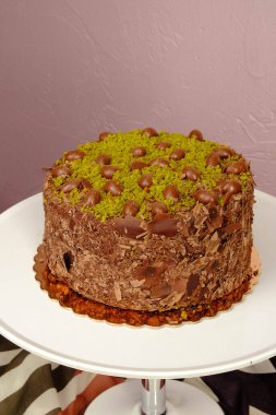 Masada lezzetli bir pasta var.