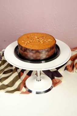 Masada lezzetli bir pasta var.