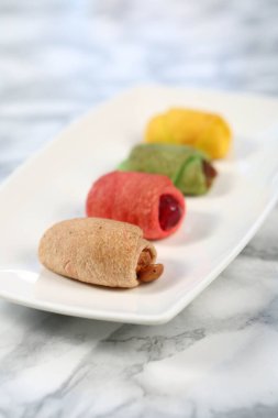 Masada lezzetli bir pasta var.