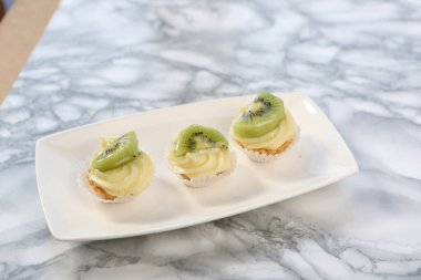 Masada lezzetli bir pasta var.