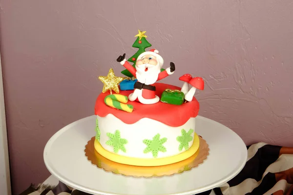 Board Delicious Cake Table — Stock Photo, Image