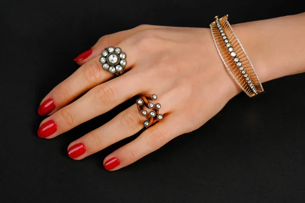 Jewelry Luxury Fashion Jewelry — Fotografia de Stock