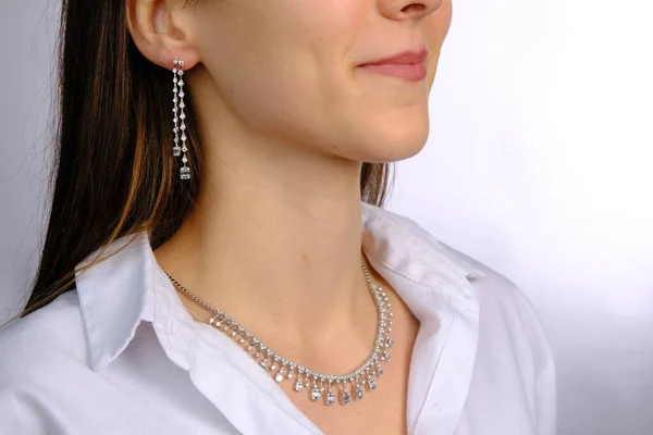 Diamanten Sieraden Luxe Fashion Sieraden — Stockfoto