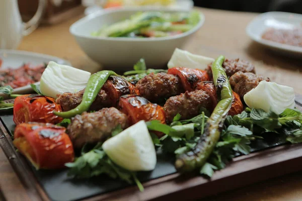 Turkse Arabische Traditionele Ramadan Kebab — Stockfoto